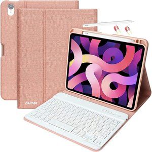 Keyboard Case 10.9 for Ipad Air Ipad Wireless Bluetooth Case w Pencil Holder